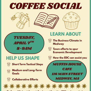 Medway Economic Development Committee - Coffee Hours @ Muffin House Cafe